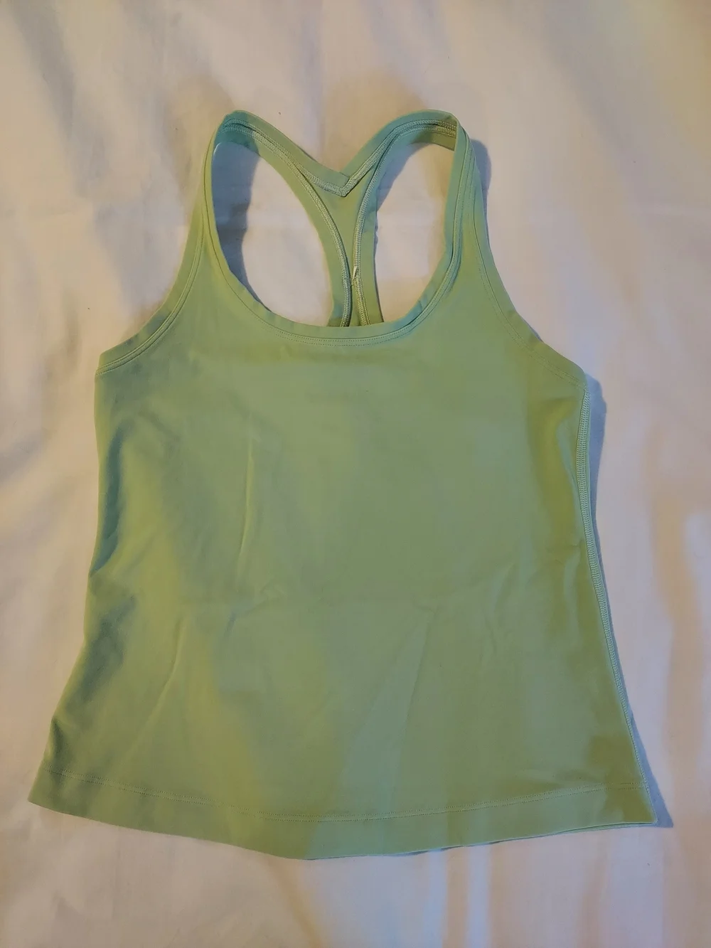 Lululemon Cool Racerback Tank Top Race Length Mint Green Size 4 / 6